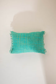 SOLID & TEXTURED CUSHIONS Shoreline Viridian Green Cushion Cover (36 Cm X 50 Cm)