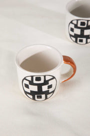 MUGS & CUPS Sikaar Ceramic Tea Cup (Set Of 4)