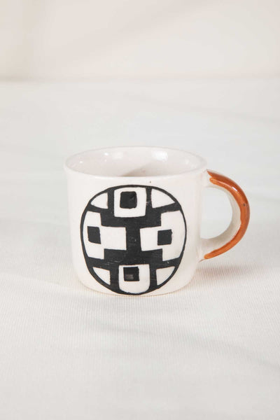 MUGS & CUPS Sikaar Ceramic Tea Cup (Set Of 4)