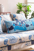 PRINT & PATTERN CUSHIONS Silent Night Blue Hour Cushion Cover (36 Cm X 91 Cm)