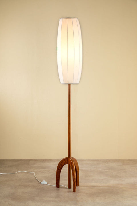 FLOOR LAMPS Skyrocket Wood Floor Lamp (Natural)