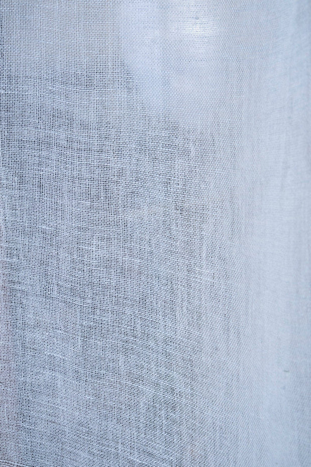 CURTAINS Soft Malabar Mint Sheer Curtain (Cotton Linen)