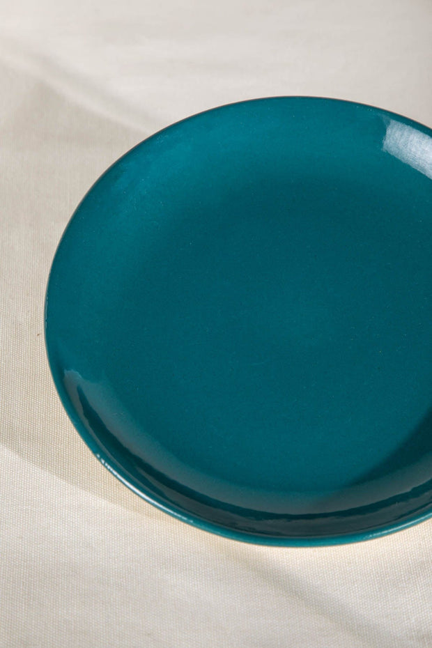 SIDE PLATES Solaire Teal Ceramic Side Plate (Set Of 2)