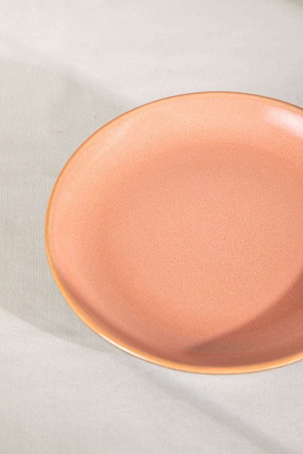 SIDE PLATES Solaire Orange Ceramic Side Plate (Set Of 2)