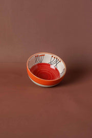 BOWLS Solar Orange Ceramic One Meal Bowl