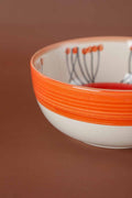 BOWLS Solar Orange Ceramic One Meal Bowl