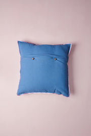 SOLID & TEXTURED CUSHIONS Solid Blue Cushion Cover (46 Cm X 46 Cm)