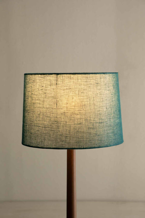 LAMPSHADES Solid Medium Drum Lampshade (Deep Teal)