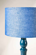 LAMPSHADES Solid Medium Drum Lampshade (City Blue)
