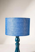 LAMPSHADES Solid Medium Drum Lampshade (City Blue)