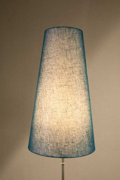 LAMPSHADES Solid Tall Taper Lampshade (Turquoise Blue)