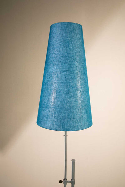 LAMPSHADES Solid Tall Taper Lampshade (Turquoise Blue )