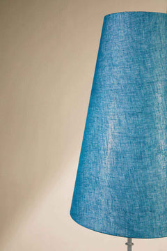 LAMPSHADES Solid Tall Taper Lampshade (Turquoise Blue )