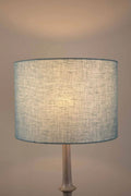 LAMPSHADES Solid Large Drum Lampshade (Aqua Blue)