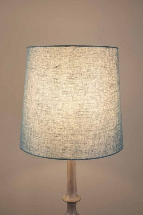 LAMPSHADES Solid Medium Taper Lampshade (Aqua Blue)