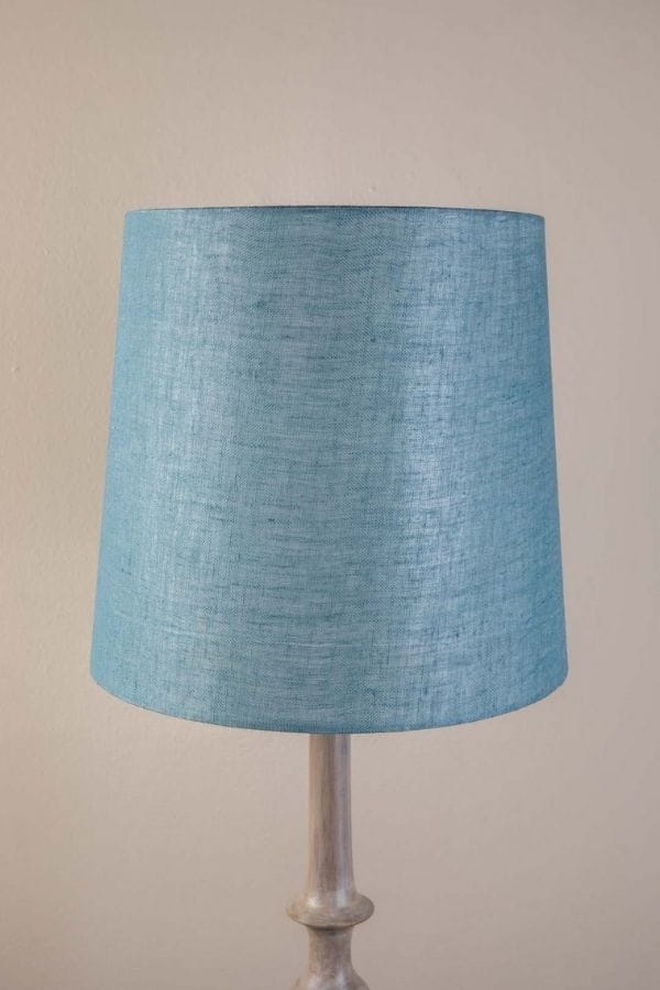 Solid Medium Taper Lampshade (Aqua Blue)