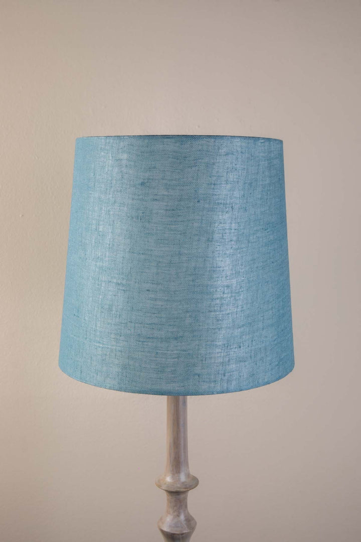 LAMPSHADES Solid Medium Taper Lampshade (Aqua Blue)