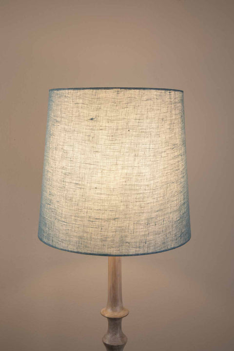 LAMPSHADES Solid Medium Taper Lampshade (Aqua Blue)