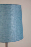 LAMPSHADES Solid Medium Taper Lampshade (Aqua Blue)