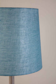 LAMPSHADES Solid Medium Taper Lampshade (Aqua Blue)