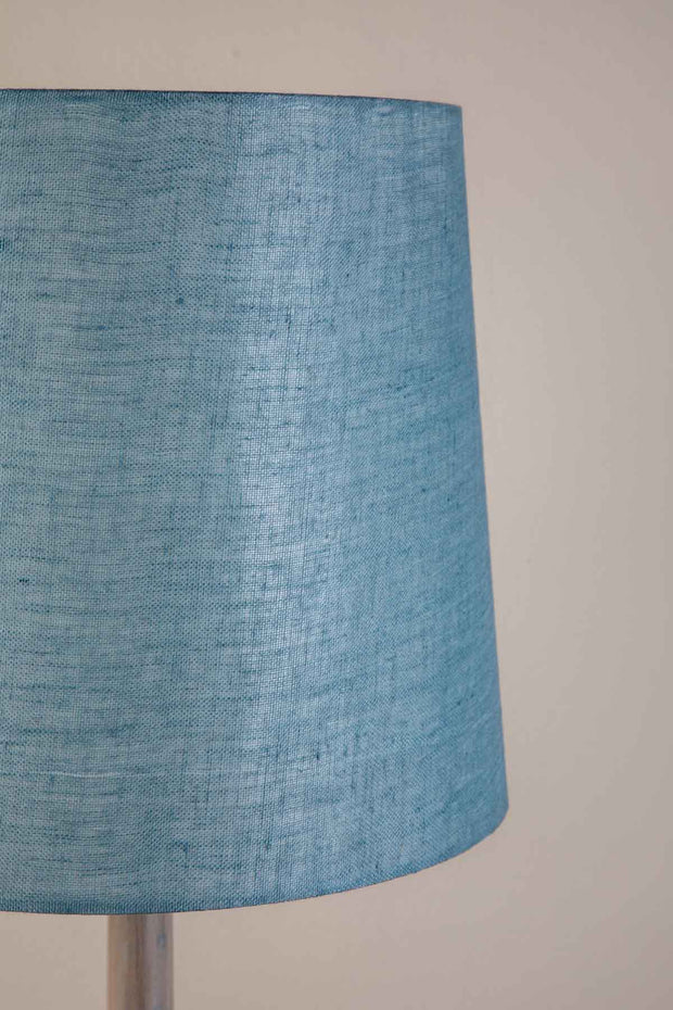 LAMPSHADES Solid Medium Taper Lampshade (Aqua Blue)