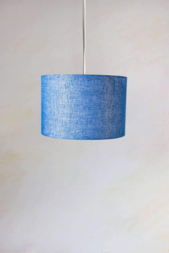 Solid Medium Drum Pendant (City Blue)
