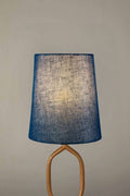 LAMPSHADES Solid Small Taper Lampshade (City Blue)