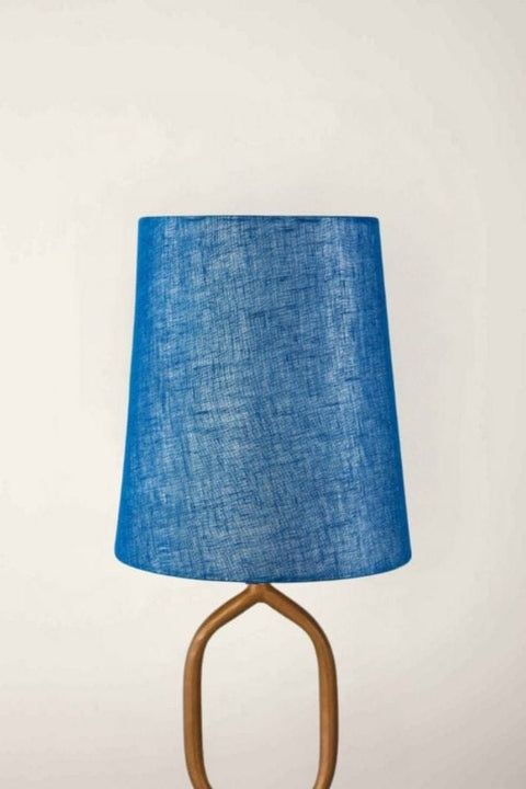 LAMPSHADES Solid Small Taper Lampshade (City Blue)