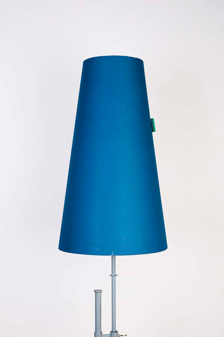 LAMPSHADES Solid Tall Taper Lampshade (Blue)