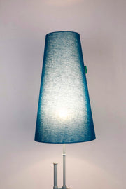LAMPSHADES Solid Tall Taper Lampshade (Blue)
