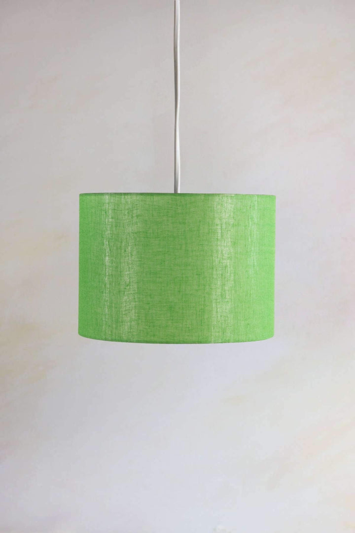 PENDANT LAMPS Solid Large Drum Pendant (Sage Green)
