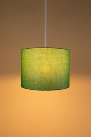 PENDANT LAMPS Solid Large Drum Pendant (Fresh Green)