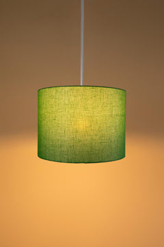 PENDANT LAMPS Solid Large Drum Pendant (Fresh Green)