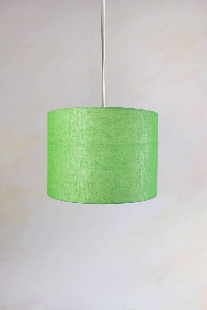 PENDANT LAMPS Solid Large Drum Pendant (Fresh Green)