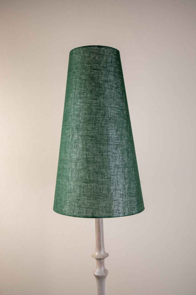 LAMPSHADES Solid Tall Taper Lampshade (Forest Green)