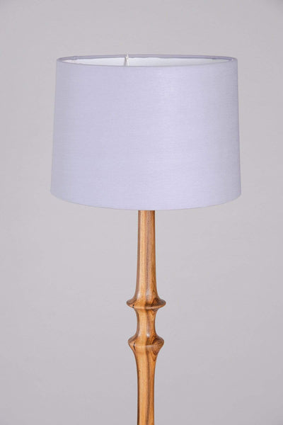 LAMPSHADES Solid Medium Drum Lampshade (Grey)