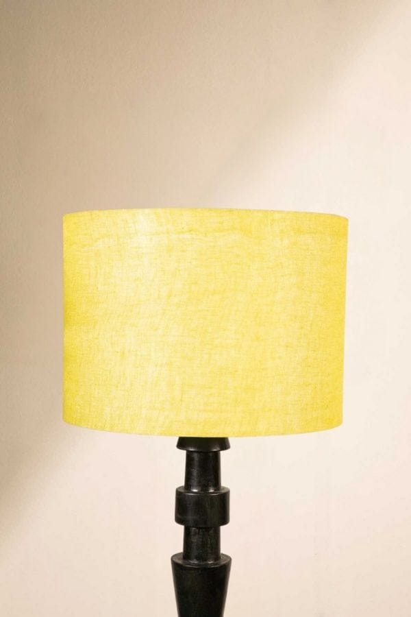LAMPSHADES Solid Medium Drum Lampshade (Soft Yellow)