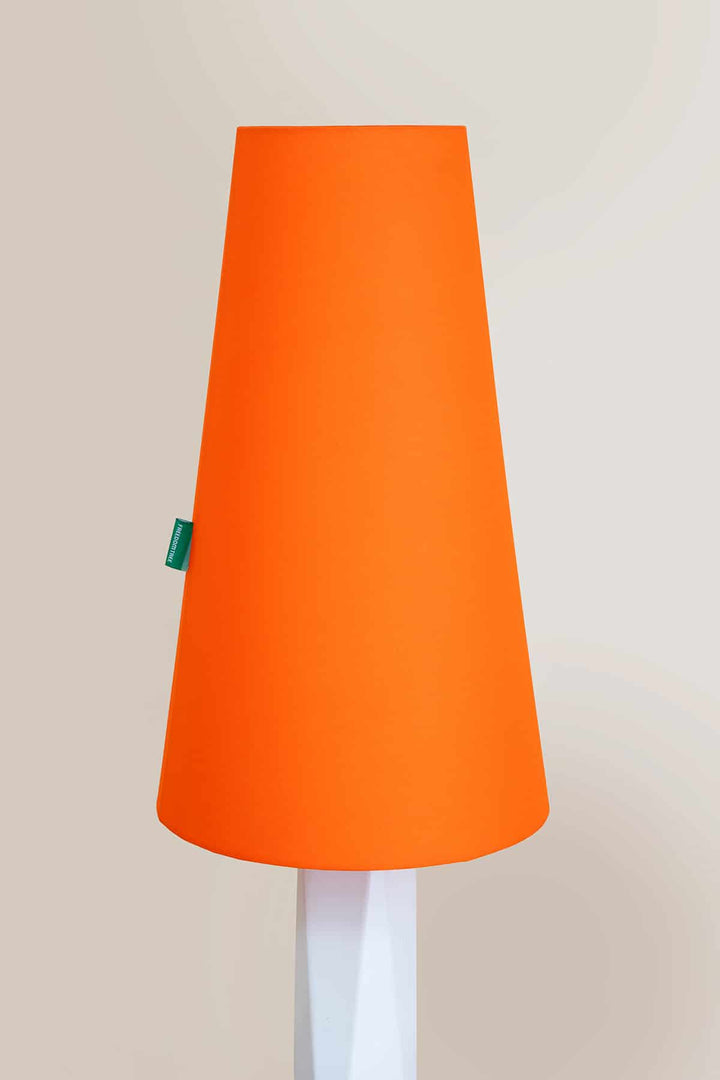 LAMPSHADES Solid Tall Taper Lampshade (Orange)