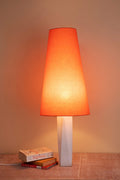 LAMPSHADES Solid Tall Taper Lampshade (Orange)
