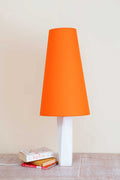LAMPSHADES Solid Tall Taper Lampshade (Orange)