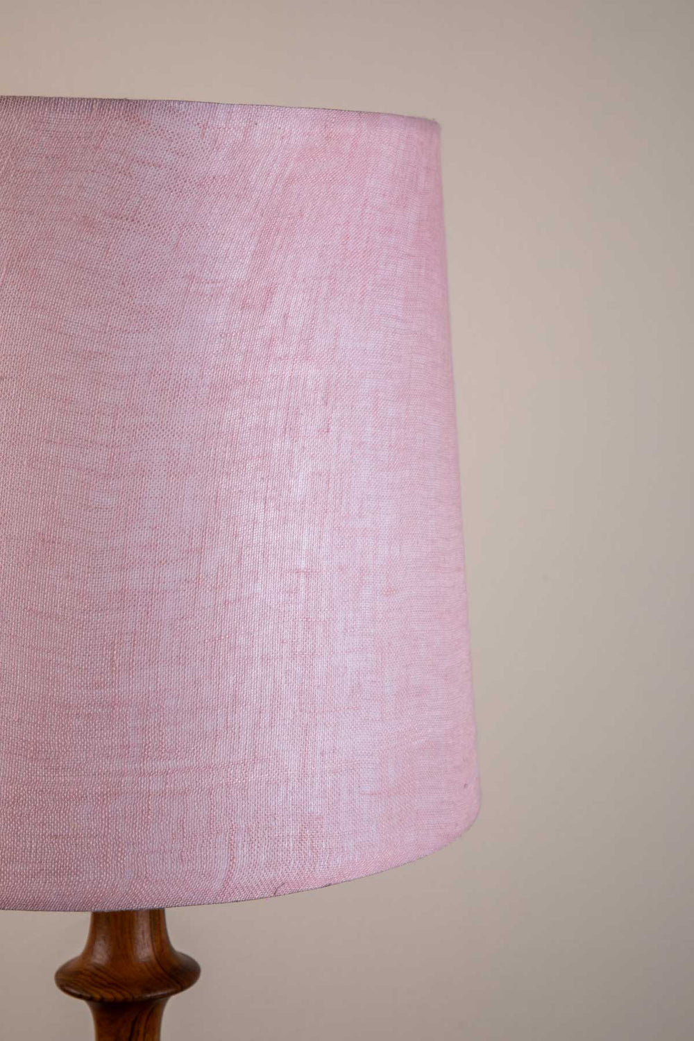 Solid Medium Taper Lampshade (Blush Pink)
