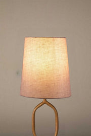LAMPSHADES Solid Small Taper Lampshade (Dusty Pink)