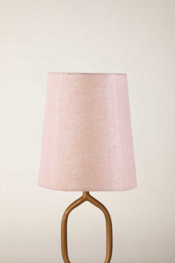 LAMPSHADES Solid Small Taper Lampshade (Dusty Pink)