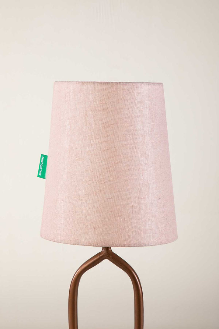 LAMPSHADES Solid Small Taper Lampshade (Dusty Pink)