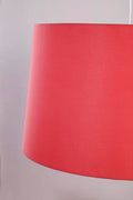 LAMPSHADES Solid Extra Large Drum Lampshade (Red)