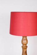 LAMPSHADES Solid Medium Drum Lampshade (Red)