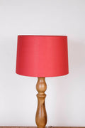 LAMPSHADES Solid Medium Drum Lampshade (Red)