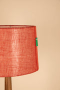 LAMPSHADES Solid Medium Drum Lampshade (Dusky Red)