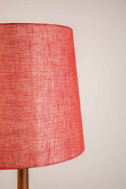 LAMPSHADES Solid Medium Taper Lampshade (Dusky Red)