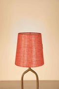 LAMPSHADES Solid Tiny Taper Lampshade (Dusky Red)